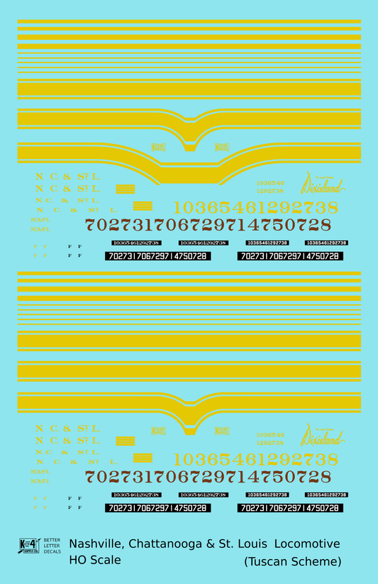 Ncstl Diesel Locomotive Yellow For Tuscan Locomotives