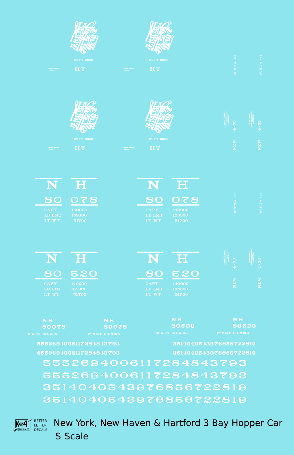 New Haven Triple Hopper White Script Logo