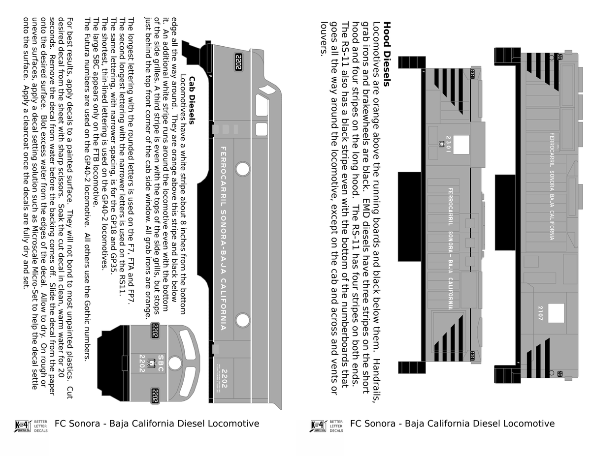 K4 G 1:29 Scale Decals Canadian National Diesel Locomotive First Noodle K4 G 1:29 Scale Decals Canadian National Diesel Locomotive First Noodle