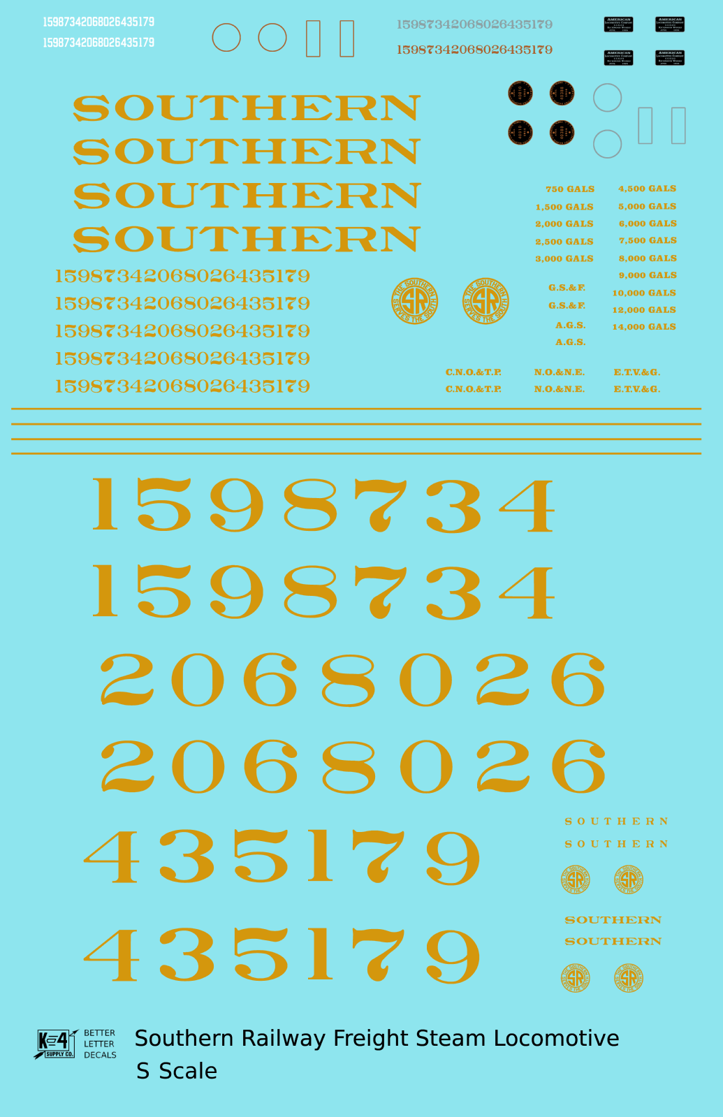 Southern Railway Steam Locomotive Dulux Gold