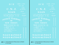 Central Of New Jersey Wood Ice Reefer White Early Scheme