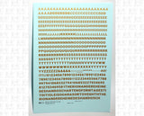 Bold Gothic Letter Number Alphabet