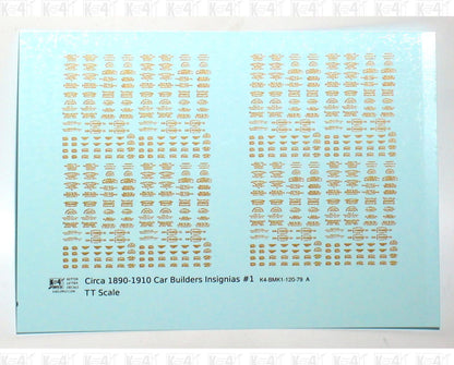 1900 Era Various Car Builder Insignias