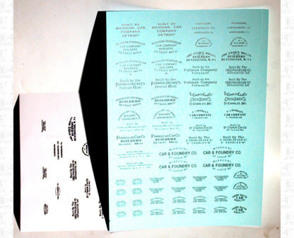 1900 Era Various Car Builder Insignias