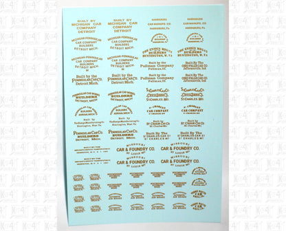 1900 Era Various Car Builder Insignias