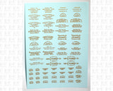 1900 Era Various Car Builder Insignias