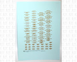 1900 Era ACF Car Builder Insignias