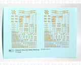 Caboose Data and Markings