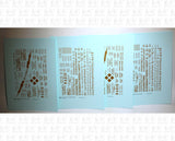 Caboose Data and Markings