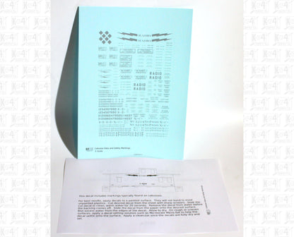 Caboose Data and Markings