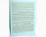 Condensed Modern Gothic Letter Number Alphabet