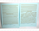 Lowercase Condensed Modern Gothic Letter Alphabet