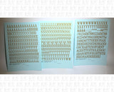 Condensed Roman Letter Number Alphabet