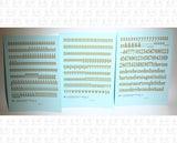 Lowercase Condensed Roman Letter Number Alphabet