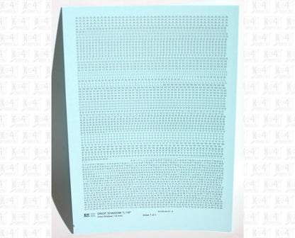 Drop Shadow Letter Number Alphabet