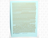 Drop Shadow Letter Number Alphabet