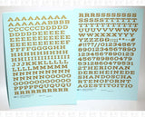 Drop Shadow Letter Number Alphabet