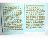 Drop Shadow Letter Number Alphabet