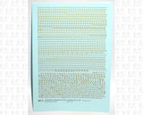 Lowercase Extended Modern Gothic Letter Alphabet