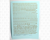 Lowercase Extended Modern Gothic Letter Alphabet