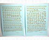 Lowercase Extended Modern Gothic Letter Alphabet