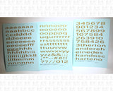 Lowercase Extended Modern Gothic Letter Alphabet