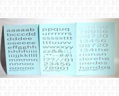 Lowercase Extended Modern Gothic Letter Alphabet