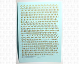 Extended Roman Letter Number Alphabet