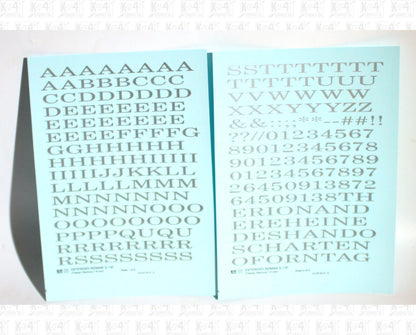 Extended Roman Letter Number Alphabet