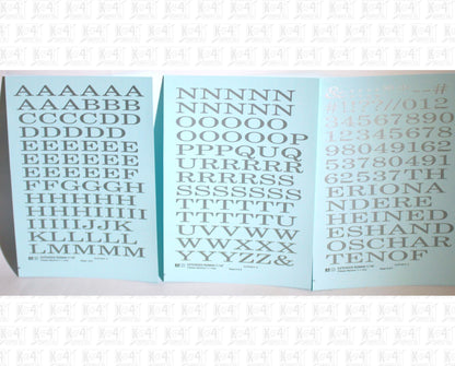 Extended Roman Letter Number Alphabet