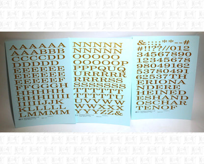 Extended Roman Letter Number Alphabet