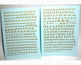 Lowercase Extended Roman Letter Number Alphabet