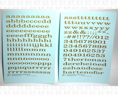 Lowercase Extended Roman Letter Number Alphabet