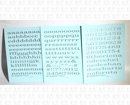 Lowercase Extended Roman Letter Number Alphabet