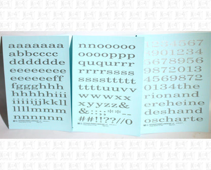 Lowercase Extended Roman Letter Number Alphabet