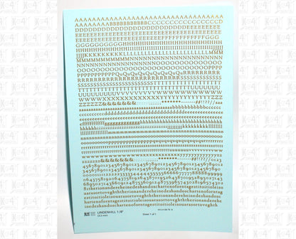 Lindenhill Letter Number Alphabet