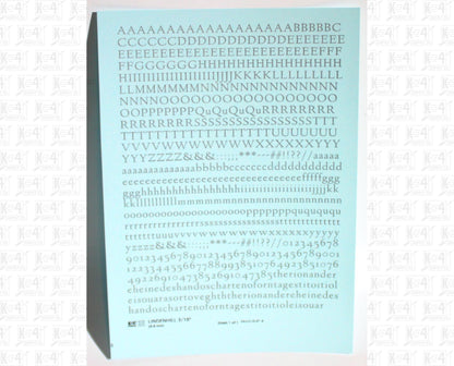 Lindenhill Letter Number Alphabet