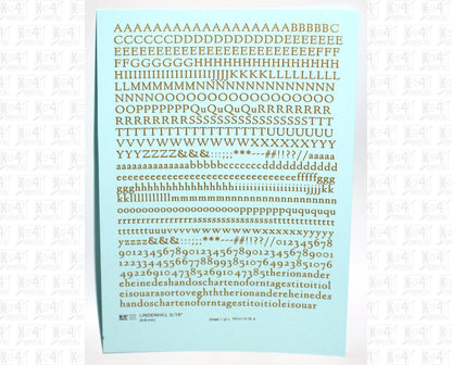 Lindenhill Letter Number Alphabet