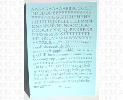 Lindenhill Letter Number Alphabet