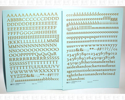 Lindenhill Letter Number Alphabet