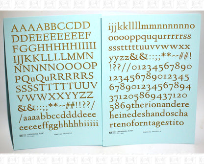 Lindenhill Letter Number Alphabet