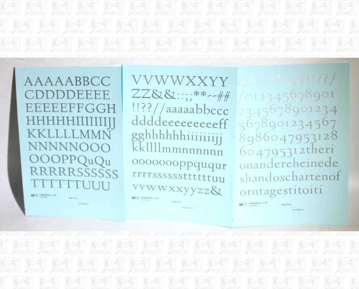 Lindenhill Letter Number Alphabet