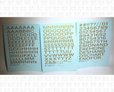 Modern Gothic Letter Number Alphabet