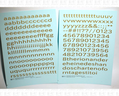 Lowercase Modern Gothic Letter Number Alphabet