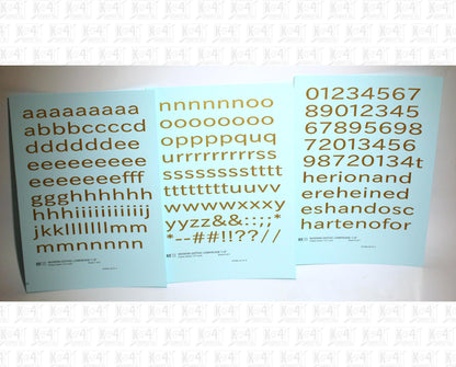 Lowercase Modern Gothic Letter Number Alphabet