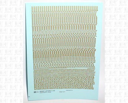 Money Letters Letter Number Alphabet