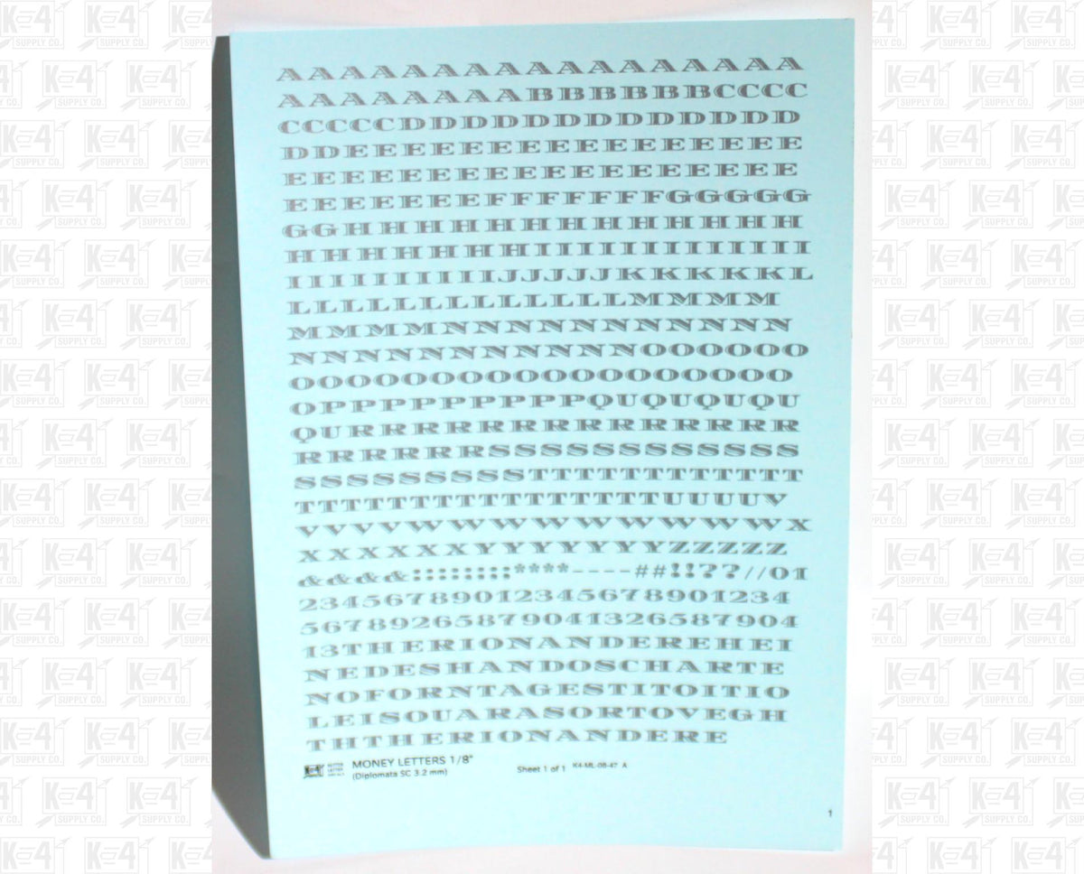 Money Letters Letter Number Alphabet