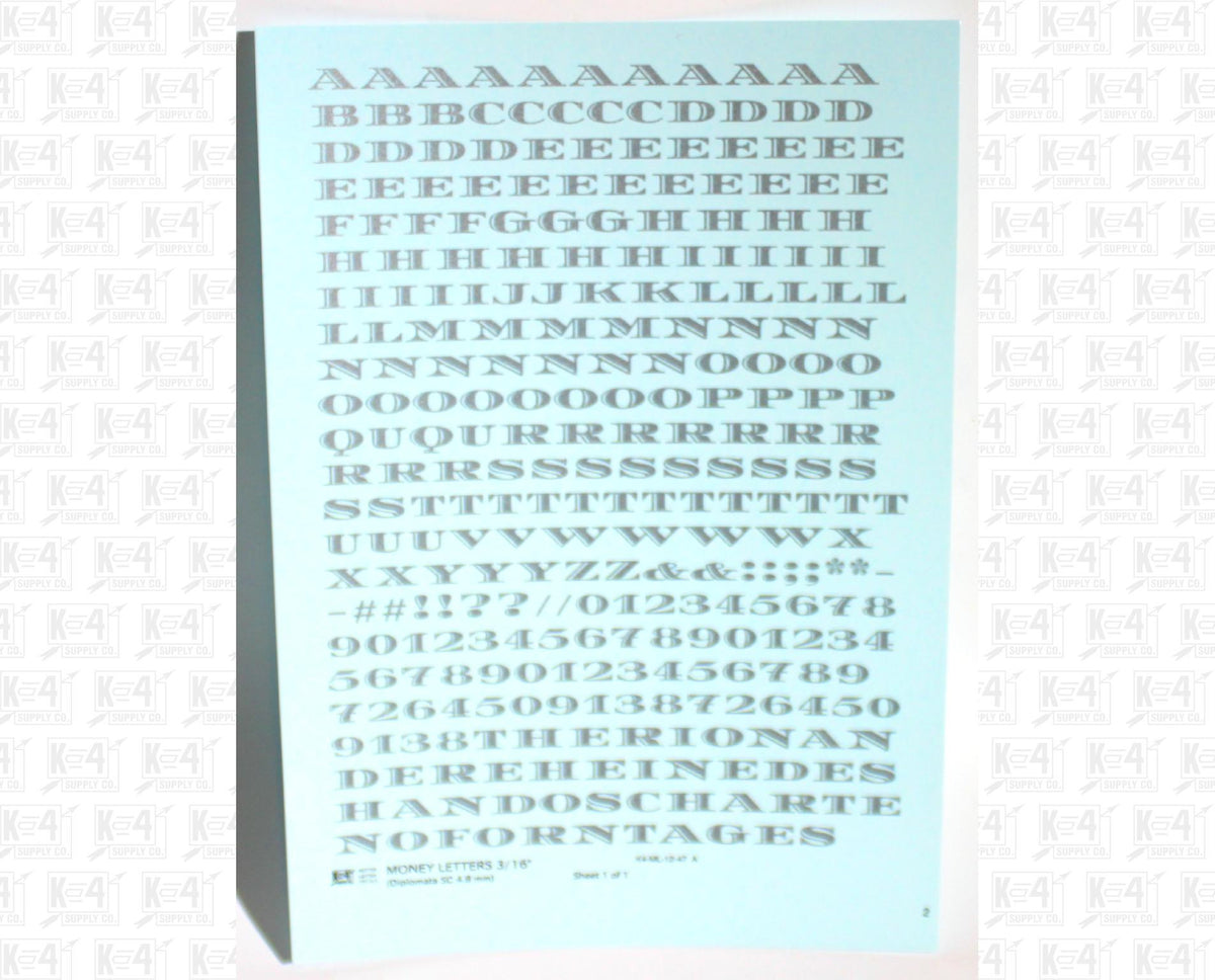 Money Letters Letter Number Alphabet