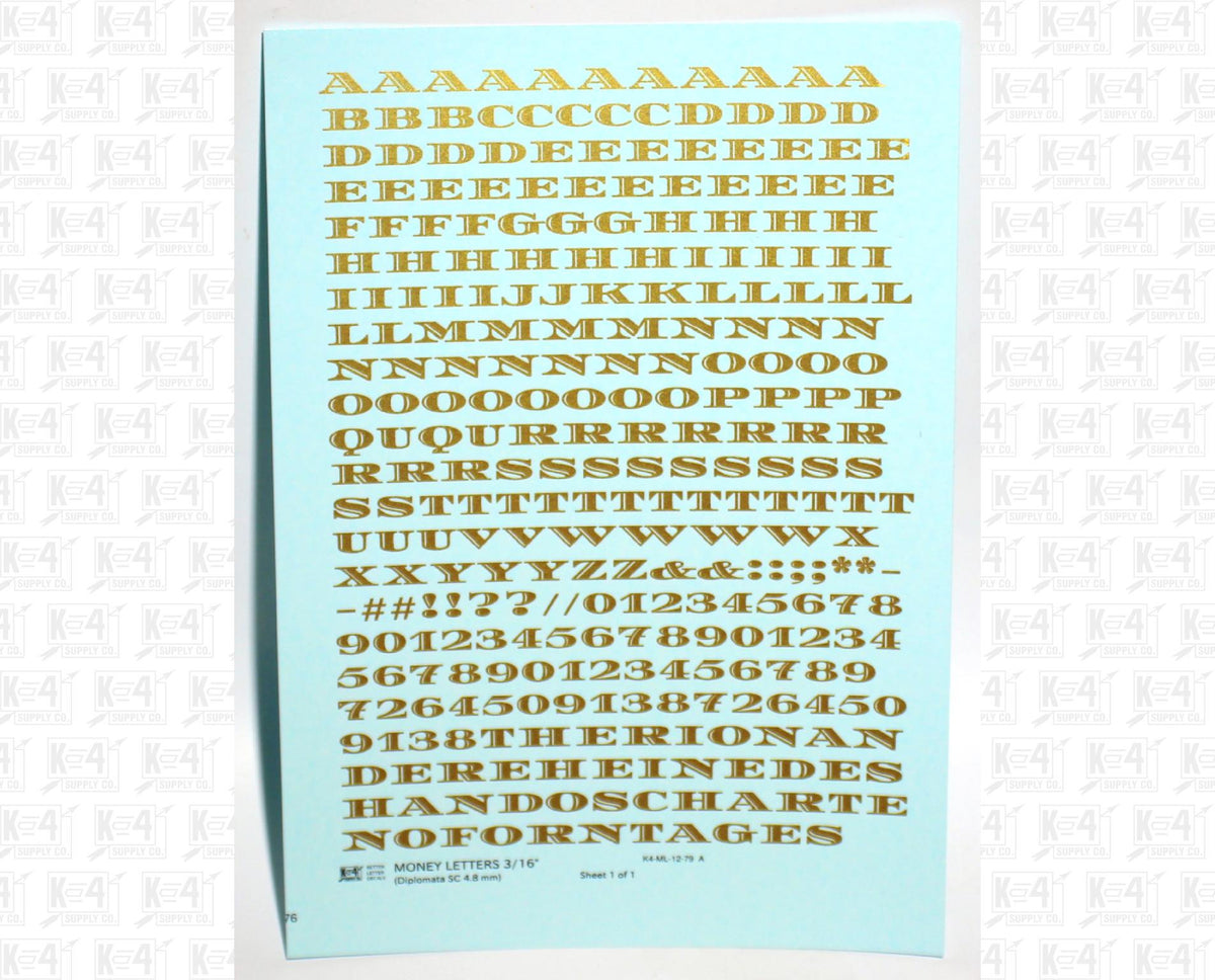 Money Letters Letter Number Alphabet