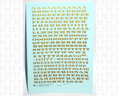 Money Letters Letter Number Alphabet